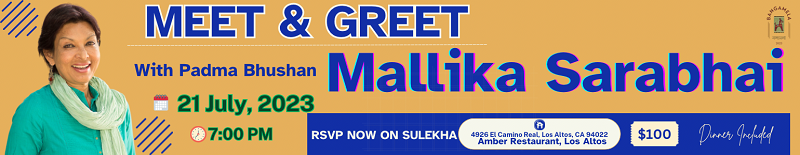 Meet & Greet with Padma Bhushan Mallika Sarabhai