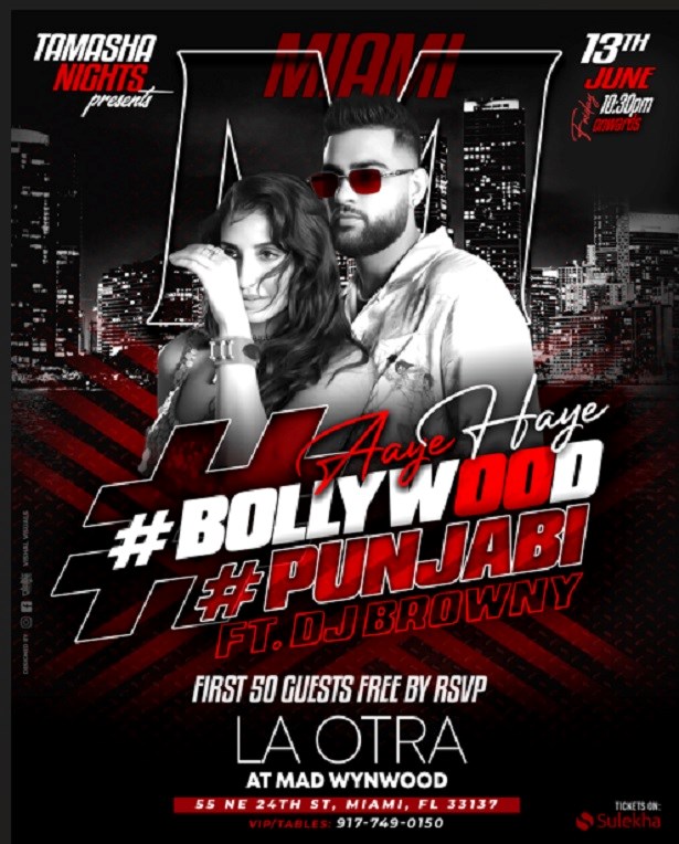 Miami Bollywood Nights | Bhangra | Techno | Dj Browny | La Otra Nightclub