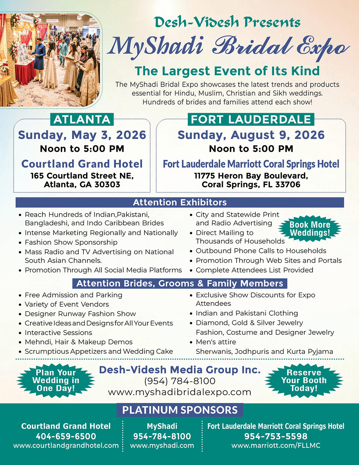 MyShadi Bridal Expo Fort Lauderdale 2026