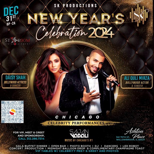 NEW YEAR'S Eve Gala 2024 with Bollywood Stars