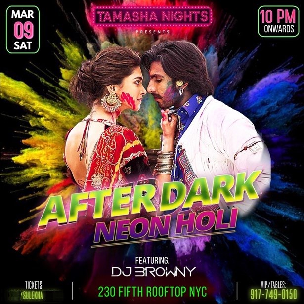 NYC'S #1 DESI PARTY, NEON HOLI EDITION