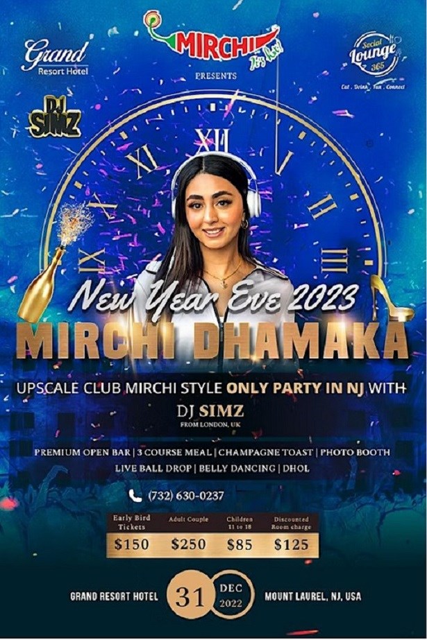 NYE 2023 - Mirchi Dhamaka!