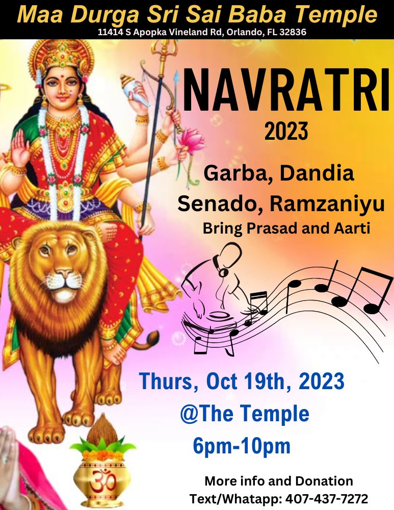 Navratri 2023 - Orlando