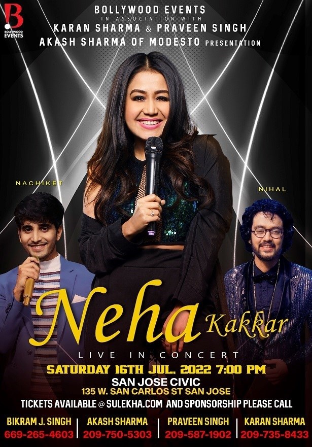 Neha Kakkar Live in Concert 2022 - Bay Area