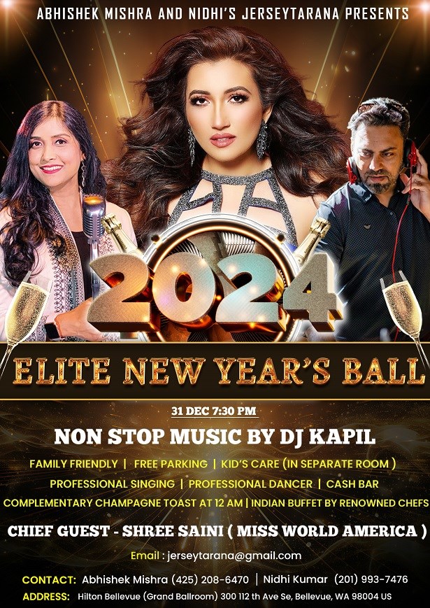 New Year Eve 2024 East Side Bollywood family Party