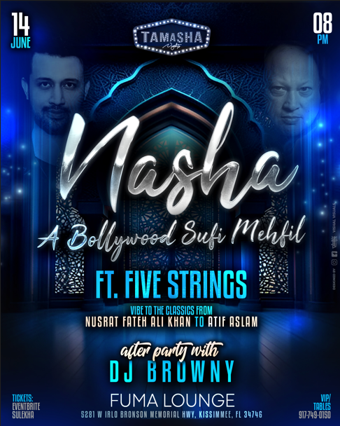 ORLANDO NASHA- BOLLYWOOD SUFI MEHFIL AT FUMA LOUNGE