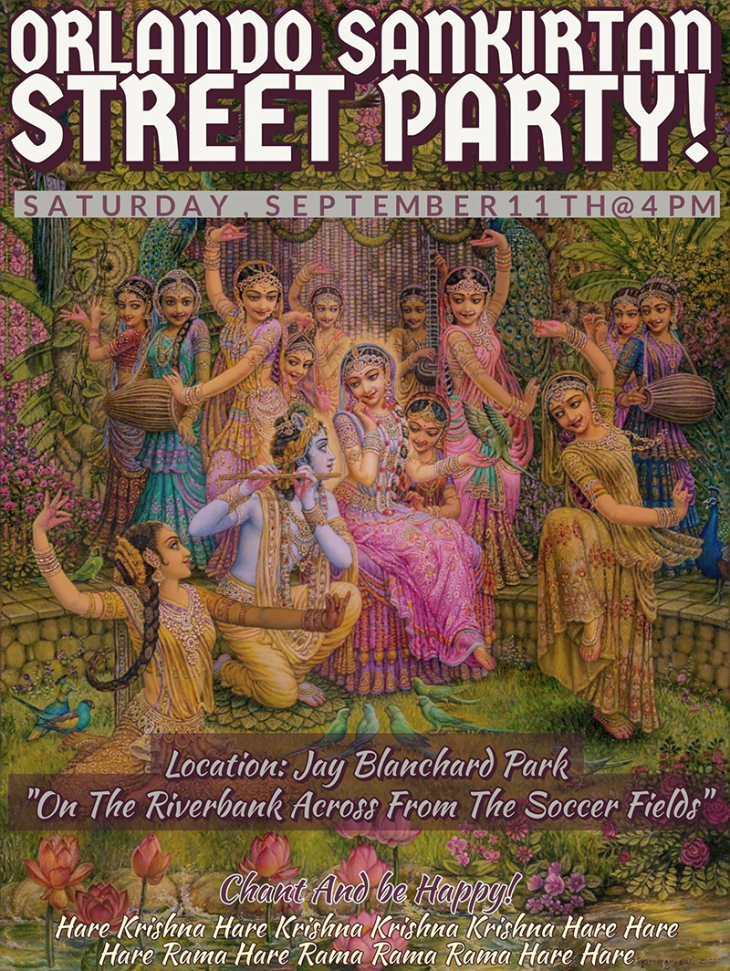 Orlando Sankirtan Street Party