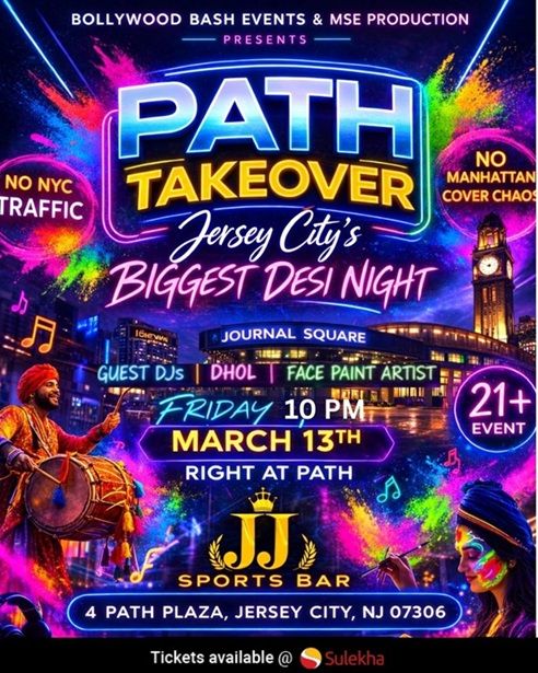 Path Takeover Bollywood Holi Neon Night