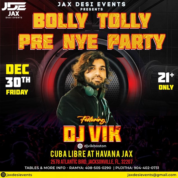 Pre New Year Bolly Tolly Party - DJ Vik