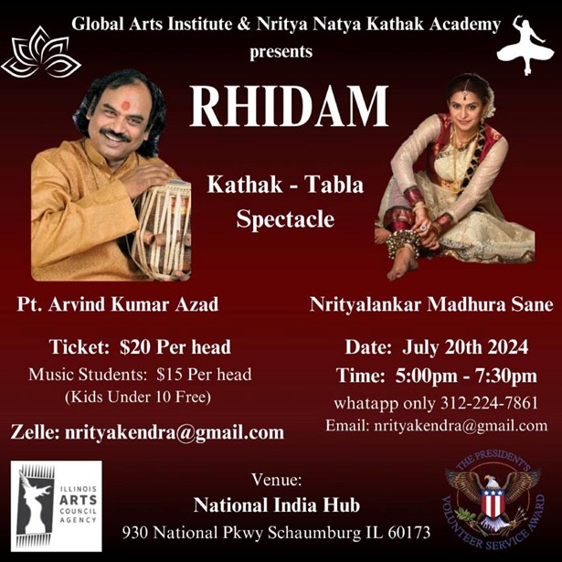 RHIDAM Kathak Tabla Spectacle