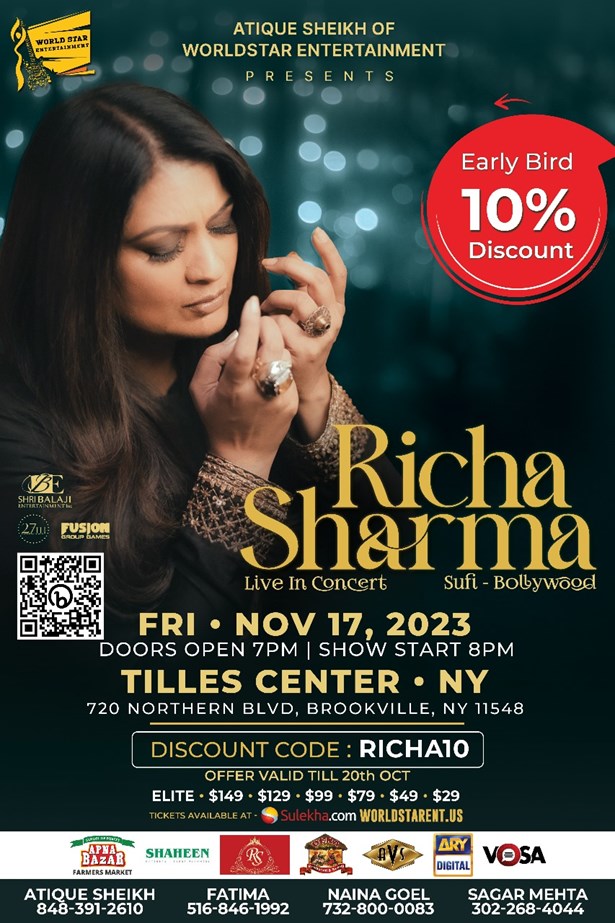 RICHA SHARMA LIVE IN NEW YORK 2023