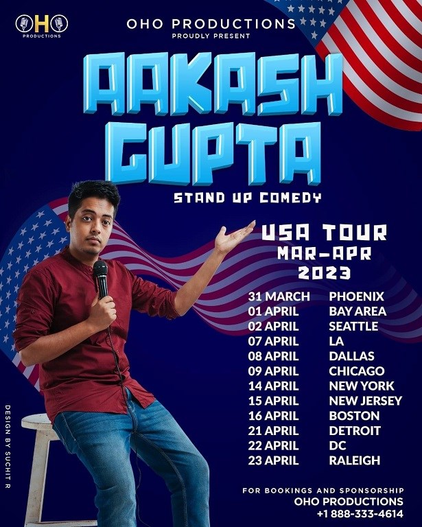 Raleigh : Aakash Gupta Stand-up Comedy