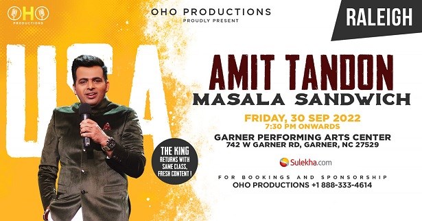 Raleigh : Amit Tandon Stand-Up Comedy