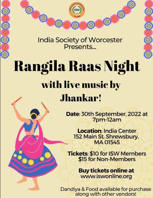 Rangila Raas Night with Live Music by Jhankar
