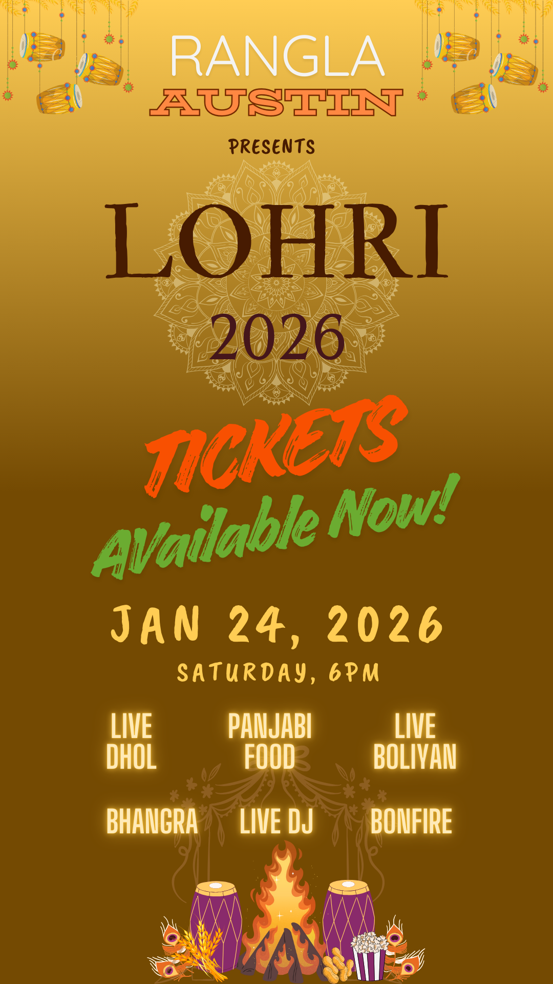 Rangla Austin - Lohri 2026