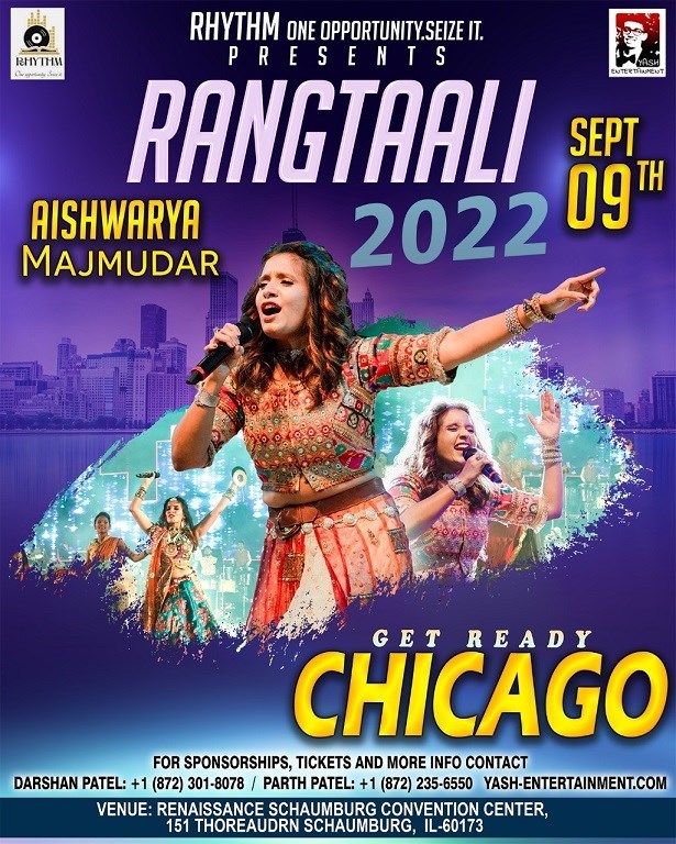 Rangtaali 2022 with Aishwarya Majmudar - Chicago