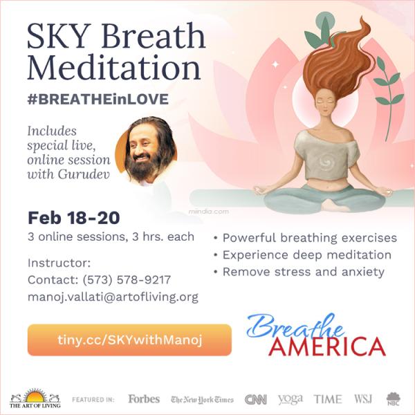 SKY Breath Meditation with Sri Sri Ravishankar - Online