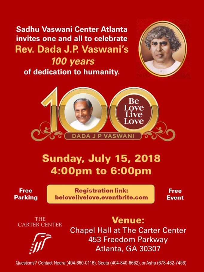 Dada J. P. Vaswani's 100th Birthday