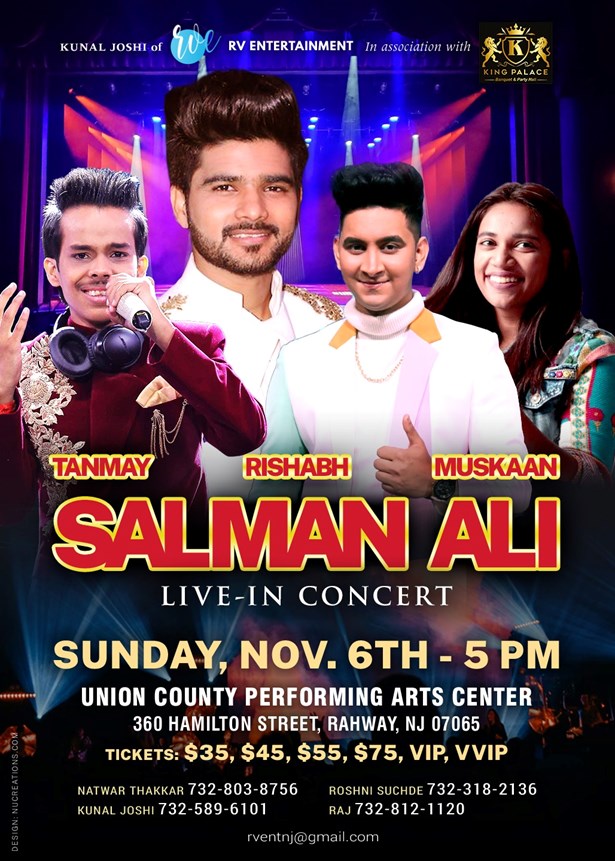 Salman Ali with Rising Stars - Live in Concert New Jersey