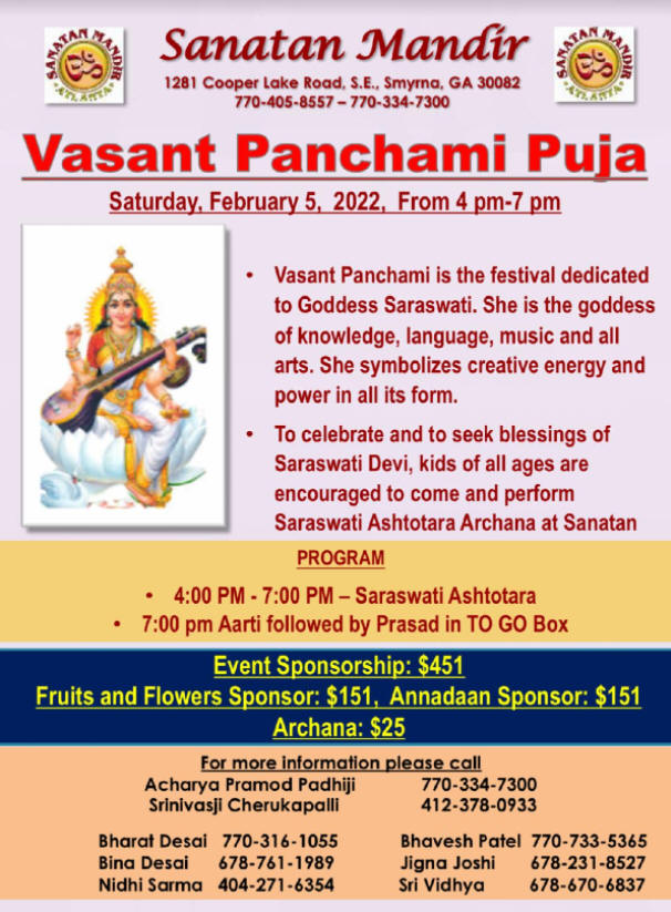 Vasant Panchami Puja