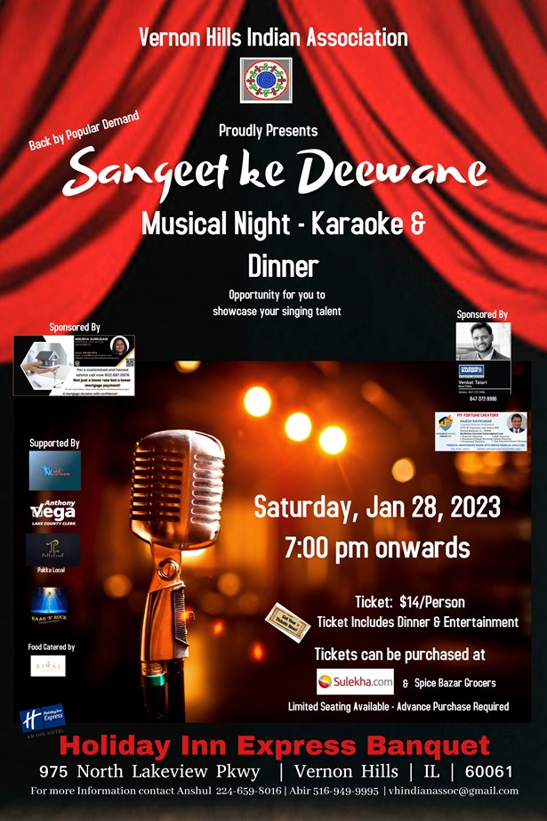 Sangeet ke Deewane - Karaoke & Dinner - Musical Night