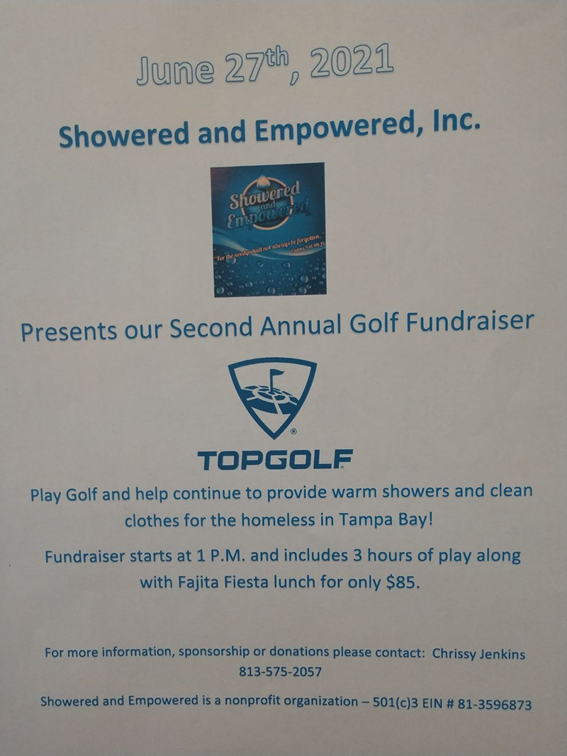 Second Annual Golf Fundraiser