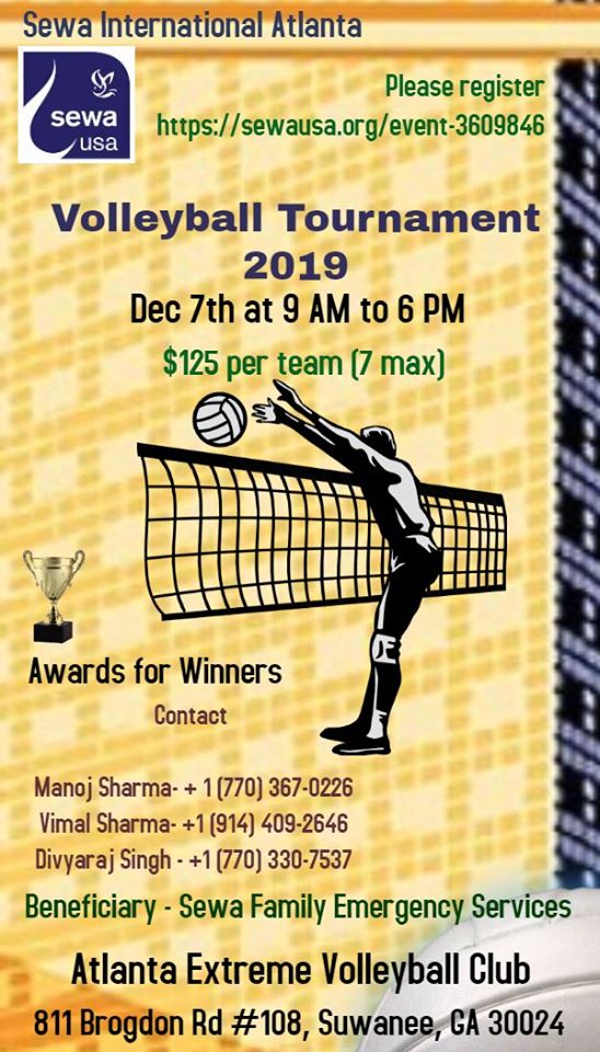 Sewa: Volleyball Tournament in Suwanee