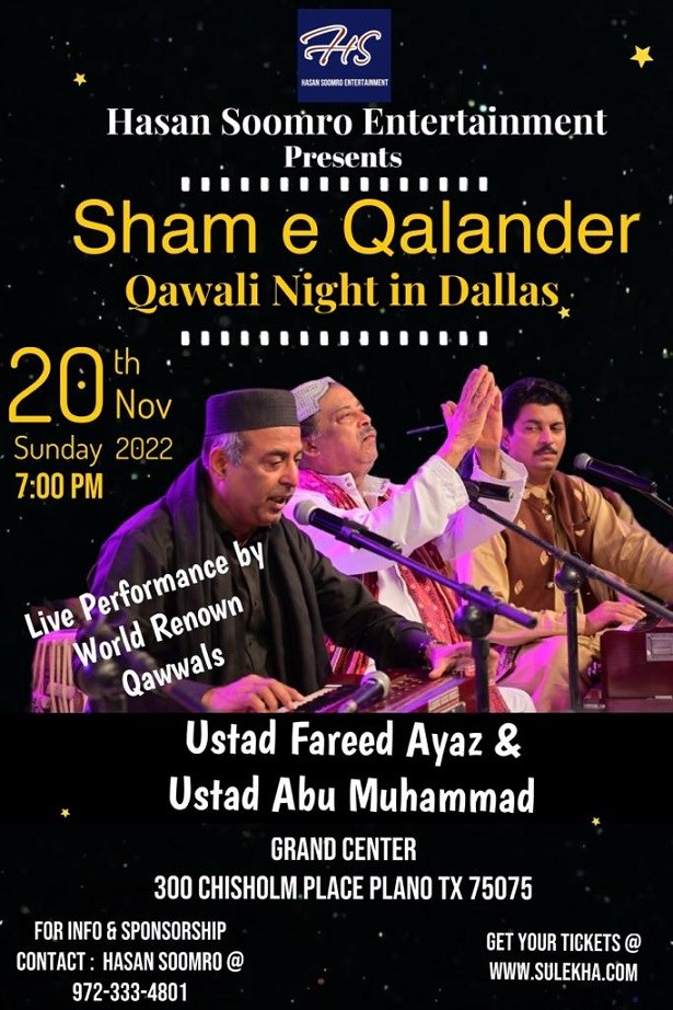 Sham e Qalander Qawali Night In Dallas