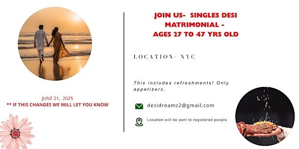 Singles Desi - Matrimonial NYC