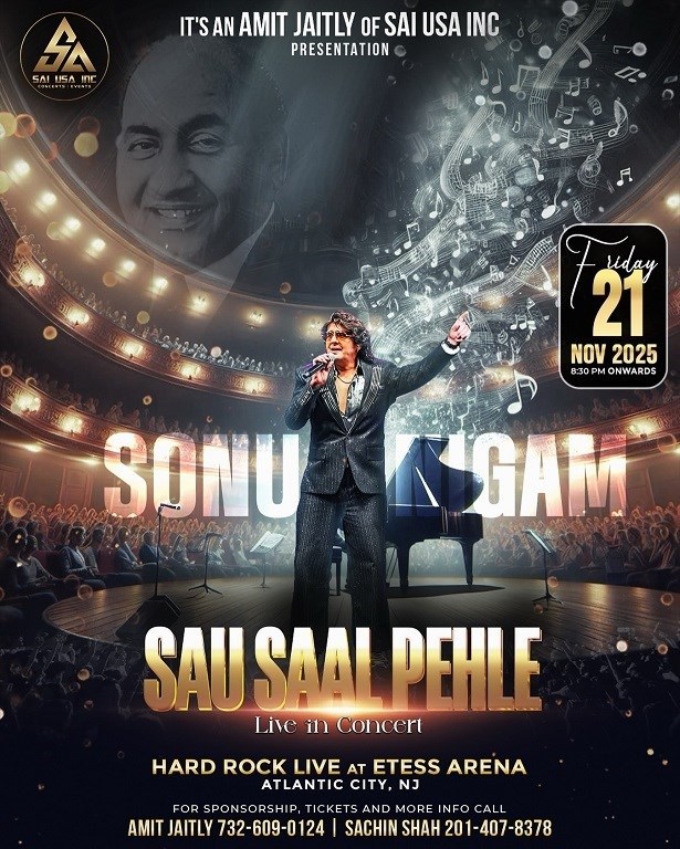 Sonu Nigam Live Symphony Concert in the New Jersey