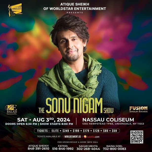 Sonu Nigam Show Live In - New York 2024