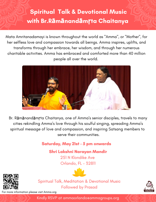 Spiritual Talk Devotional Music with Br. Ramanandamrta Chaitanya