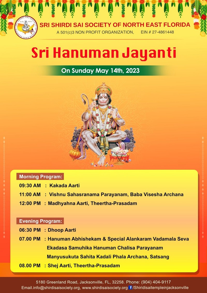 Sri Hanuman Jayanthi