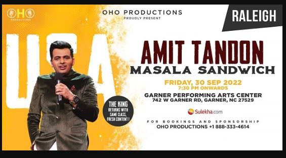 Stand-Up Comedy - Amit Tondon in North Carolina