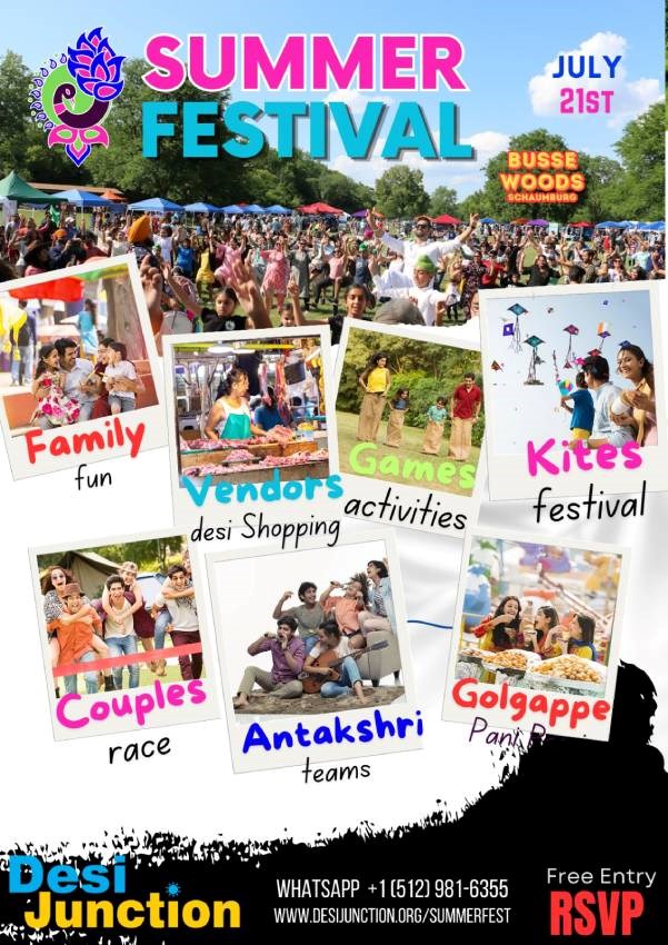 Summer Festival Desi Function In Busse Woods