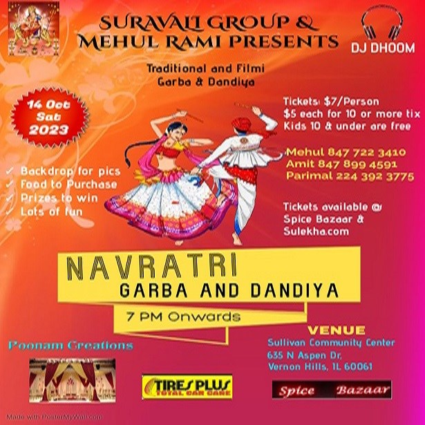 Suravali & Mehul Rami group Dandiya and Garba