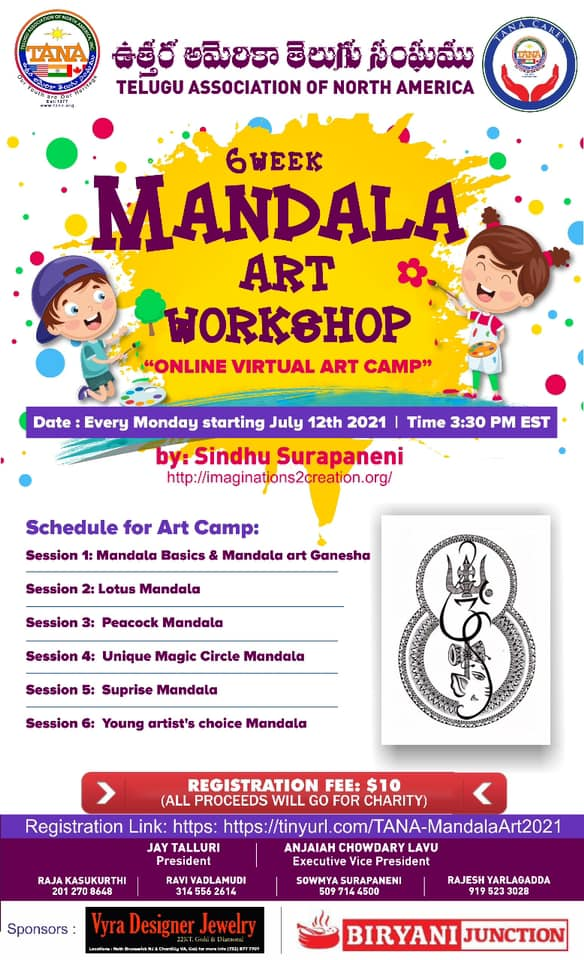 TANA Mandala Art Workshop 2021