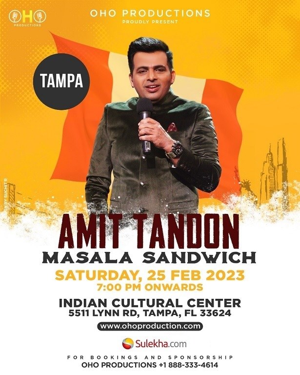 Tampa: Amit Tandon Stand-Up Comedy Live 2023