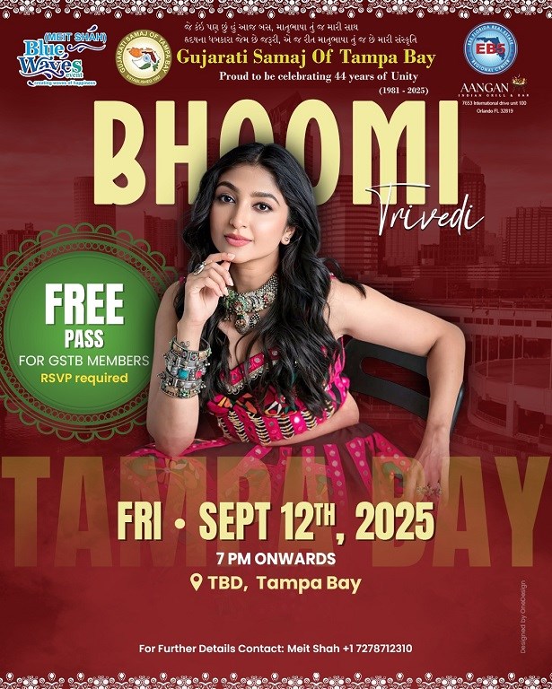 Tampa Garba Festival with Bhoomi Trivedi
