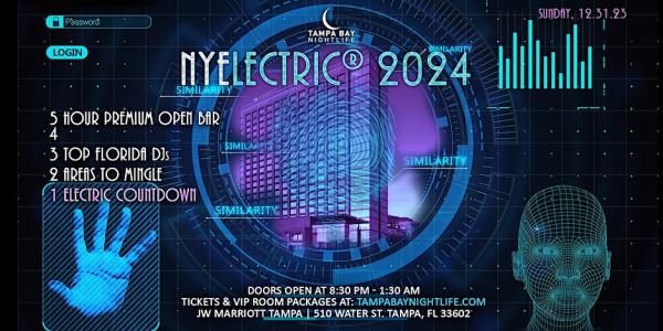 Tampa New Year's Eve Party Countdown - NYElectric 2024