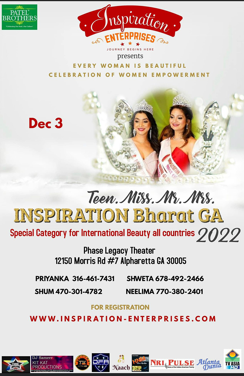 Teen. Miss. Mr. Mrs. Inspiration Bharat GA 2022