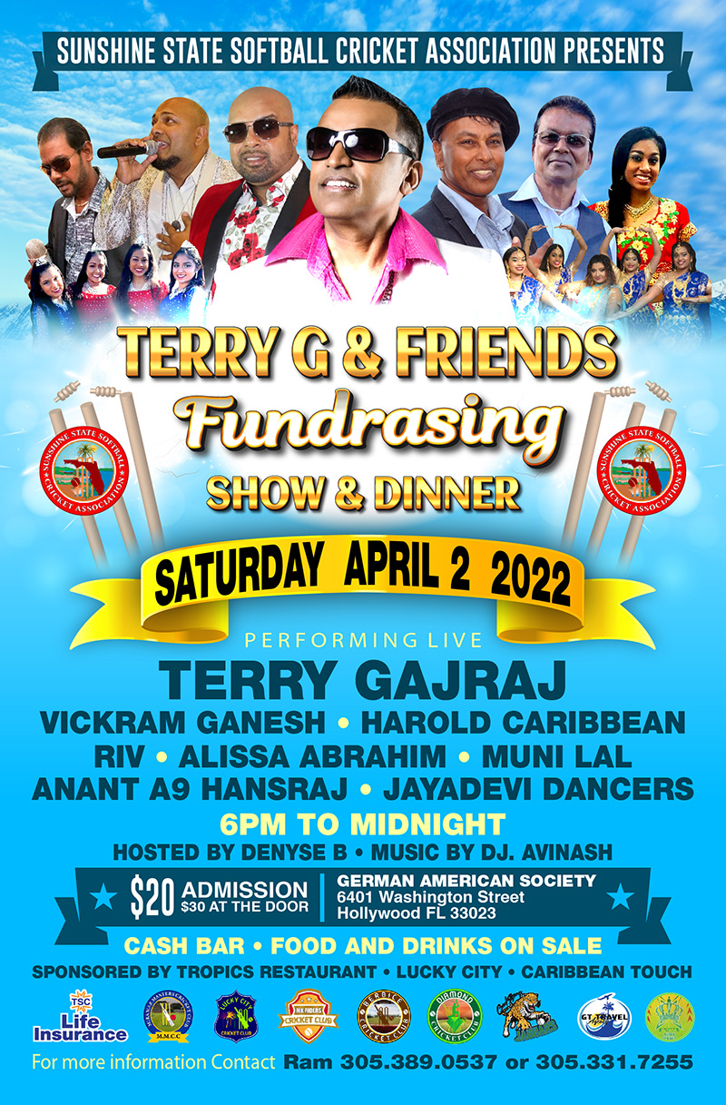 Terry G & Friends Fundraising Show & Dinner