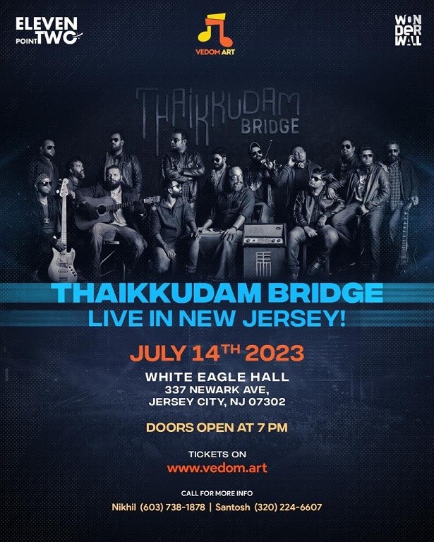 Thaikkudam Bridge Live in Concert - New Jersey