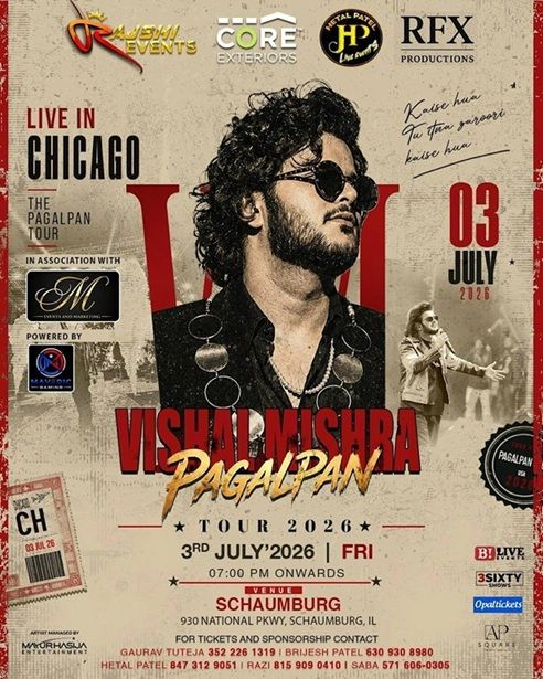 The Pagalpan Tour Vishal Mishra