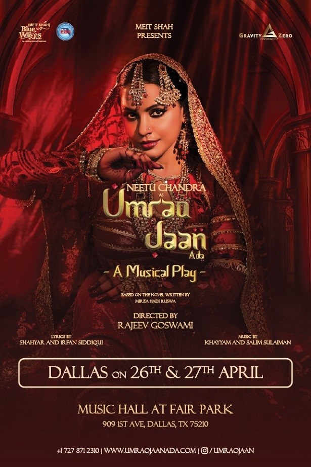 Umrao Jaan Ada - A Musical Play 2024 In Dallas - April 27th
