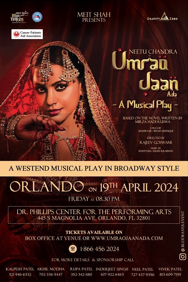 Umrao Jaan Ada - A Musical Play 2024 in Orlando