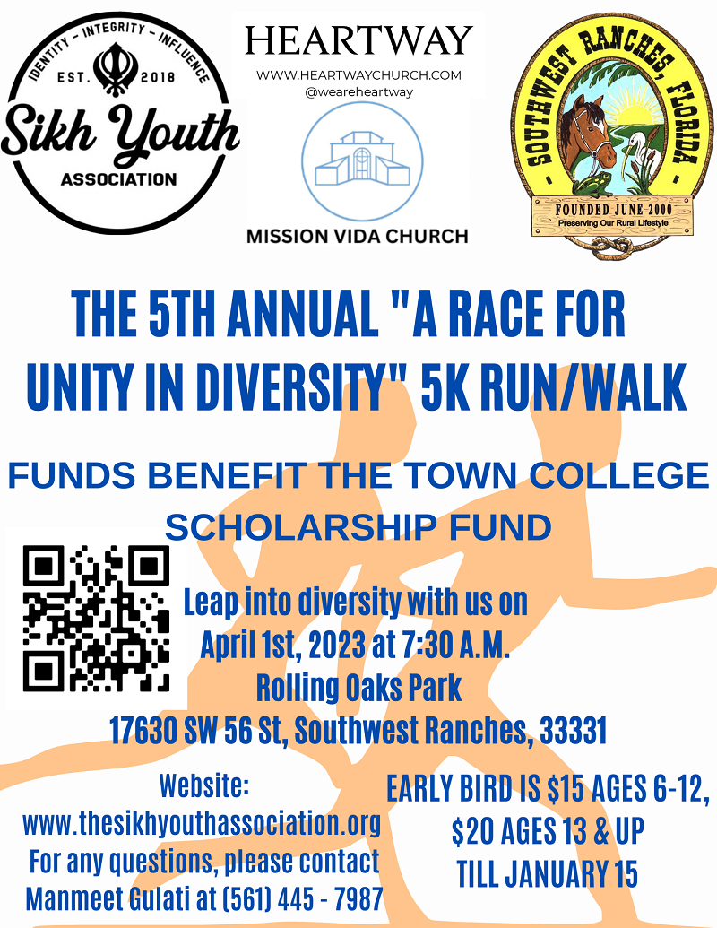 The 5th Annual A Race For Unity in Diversity - 5K Run - Walk