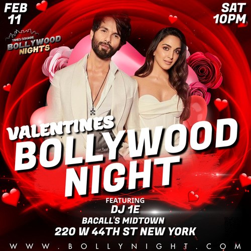 Valentines Bollywood Nights- Desi Saturday