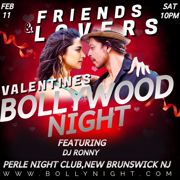 Valentines Bollywood Party In New Jersey New Brunswick