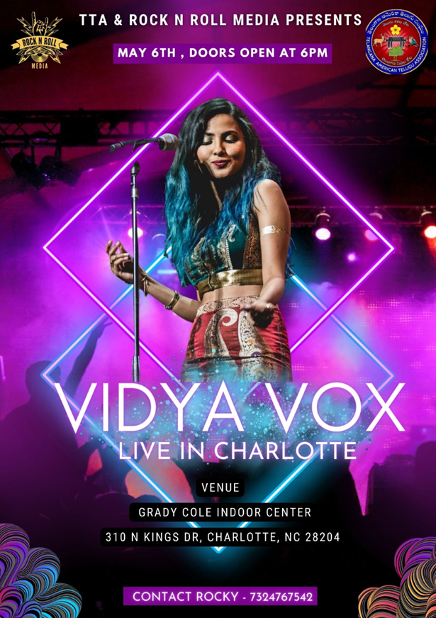 Vidya Vox Live In Charlotte